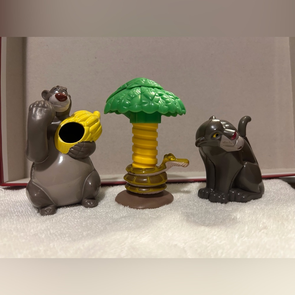 Vintage 3 piece McDonald’s Jungle Book toys